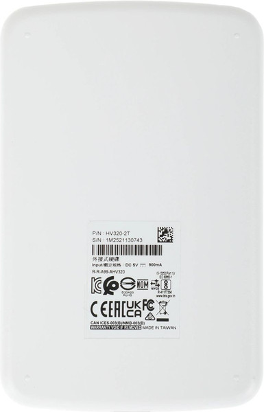 Внешний жесткий диск A-data HV320 2Tb (AHV320-2TU31-CWH)