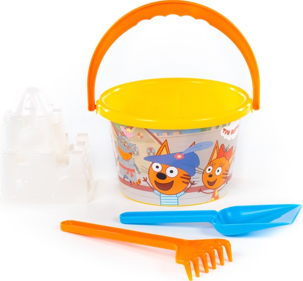 Набор игрушек для песочницы Полесье Три кота №12 / 61298 - фото