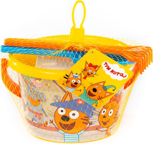 Набор игрушек для песочницы Полесье Три кота №12 / 61298