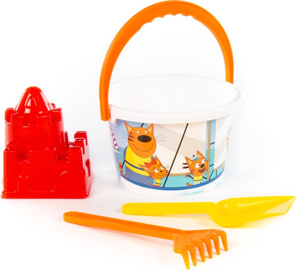 Набор игрушек для песочницы Полесье Три кота №12 / 61298