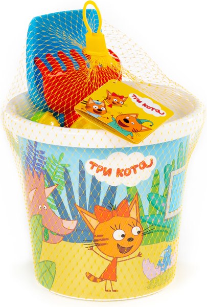 Набор игрушек для песочницы Полесье Три кота №14 / 61311