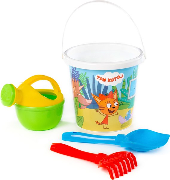 Набор игрушек для песочницы Полесье Три кота №14 / 61311
