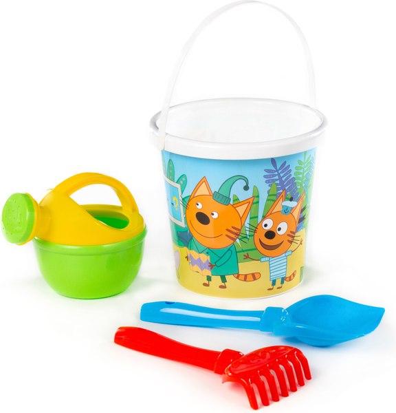 Набор игрушек для песочницы Полесье Три кота №14 / 61311