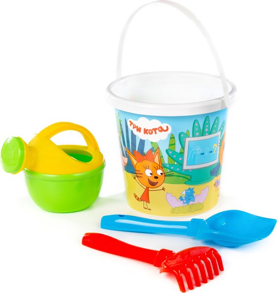 Набор игрушек для песочницы Полесье Три кота №14 / 61311