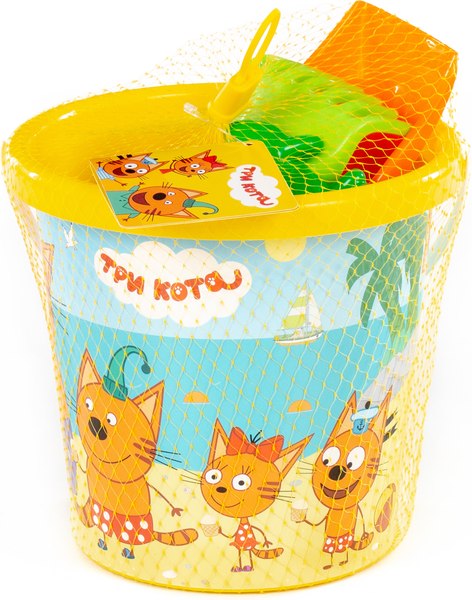 Набор игрушек для песочницы Полесье Три кота №16 / 61328