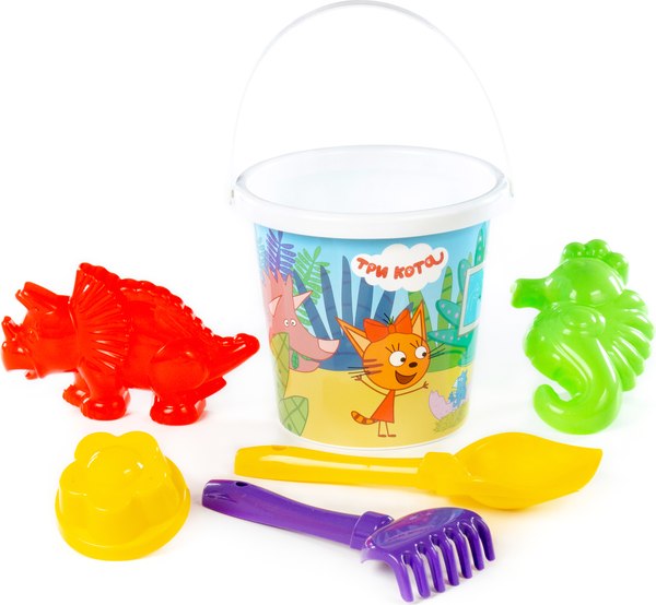 Набор игрушек для песочницы Полесье Три кота №16 / 61328
