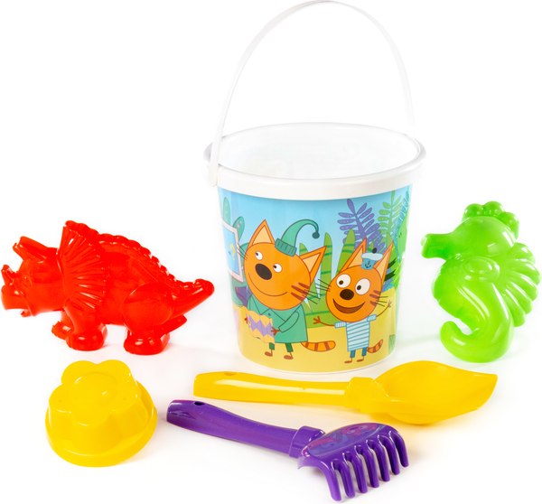 Набор игрушек для песочницы Полесье Три кота №16 / 61328