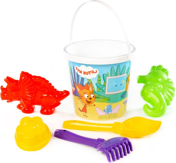 Набор игрушек для песочницы Полесье Три кота №16 / 61328