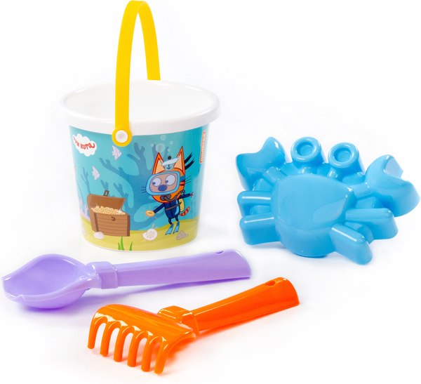 Набор игрушек для песочницы Полесье Три кота №8 / 73652