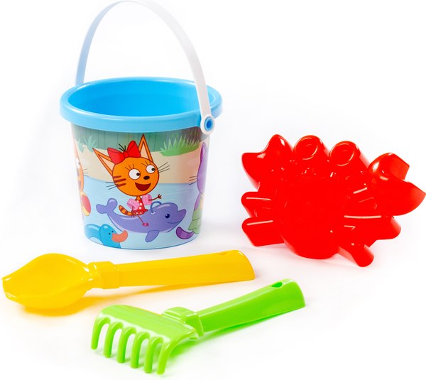 Набор игрушек для песочницы Полесье Три кота №8 / 73652