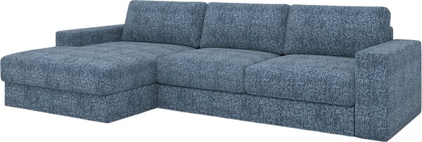 Диван угловой Rivalli Дискавери с оттоманкой левая - фото