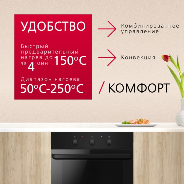 Электрический духовой шкаф Hansa BOES681621