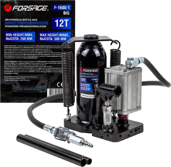 Бутылочный домкрат Forsage F-1600-1 Big