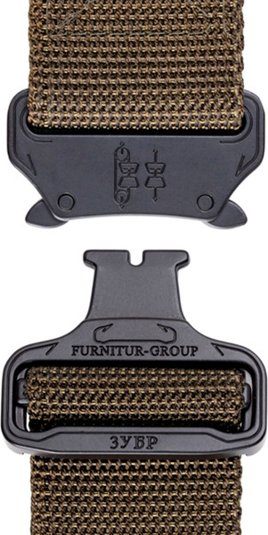 Ремень мужской Zubr Force FG Black 120/38 / 100467