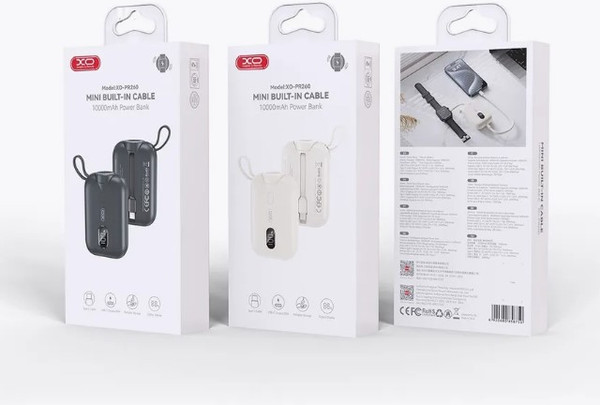 Портативное зарядное устройство XO 20W 10000 мАч PR260