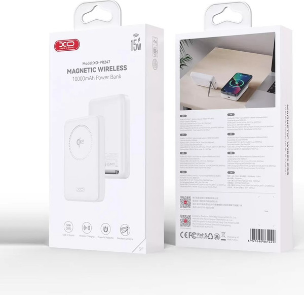 Портативное зарядное устройство XO PD30W 10000 мАч PR247