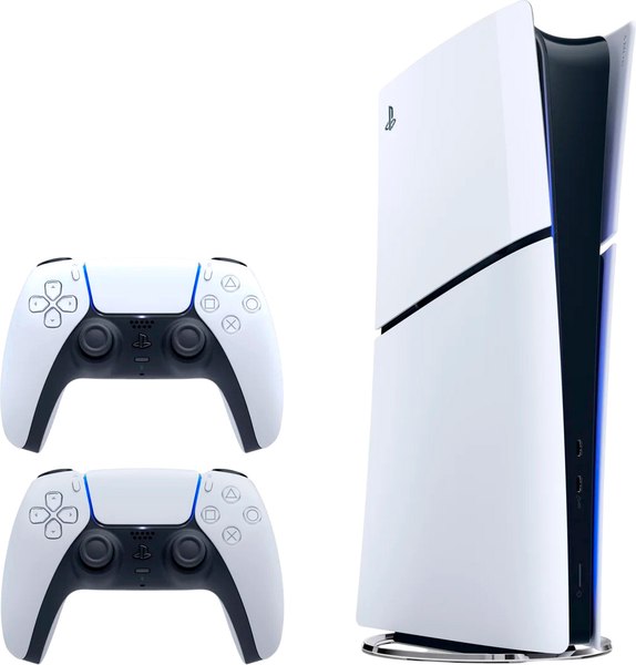 Игровая приставка Sony PlayStation 5 Slim Digital Edition / CFI-2016B01Y + геймпад PS5 - фото