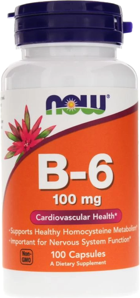 Витамин NOW Foods B-6 100mg - фото