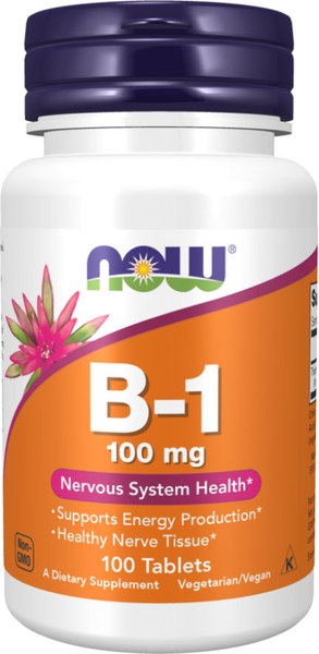 Витамин NOW Foods B-1 100mg - фото