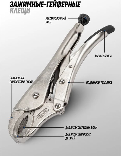 Гейферный зажим Scheppach Sch-614250