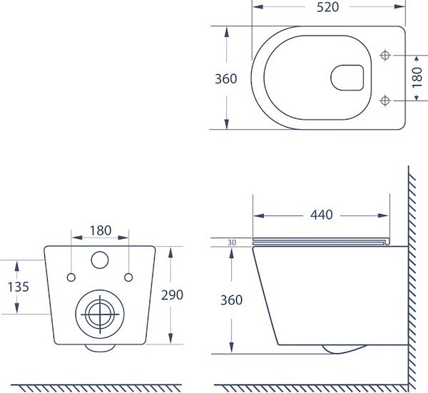 Унитаз подвесной Lauter Longer 2110822