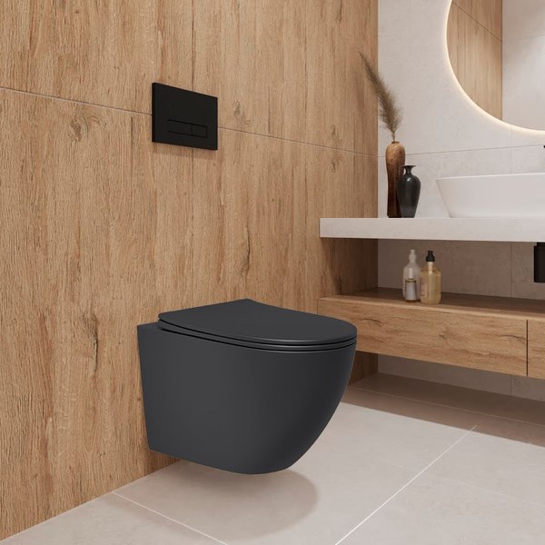 Унитаз подвесной Lauter Augsburg с жестким сиденьем Soft Close / 21109EC