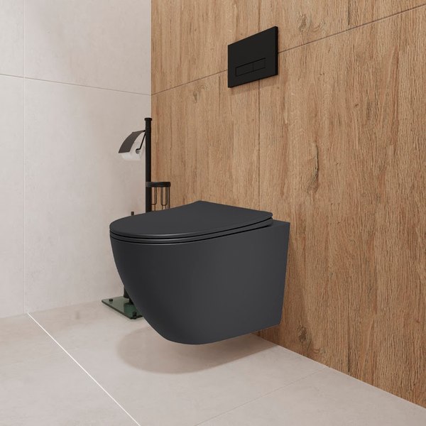 Унитаз подвесной Lauter Augsburg с жестким сиденьем Soft Close / 21109EC