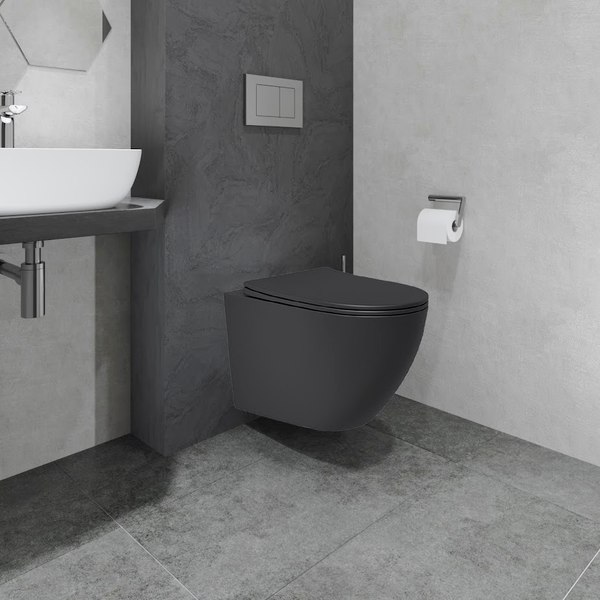 Унитаз подвесной Lauter Augsburg с жестким сиденьем Soft Close / 21109EC