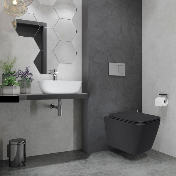 Унитаз подвесной Lauter Magdeburg с жестким сиденьем Soft Close / 21103EC