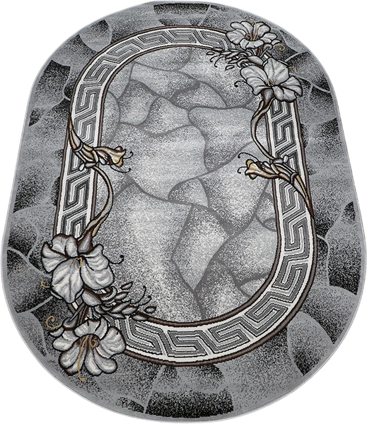 Ковер Белка Лайла Де Люкс Овал 15705_10766 - фото