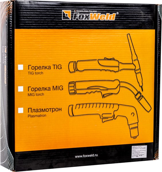 Горелка газовая FoxWeld SRT-26V 4м 35мм2 / 2586