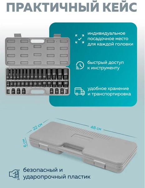 Набор головок слесарных ILOforce IF-4353-5K