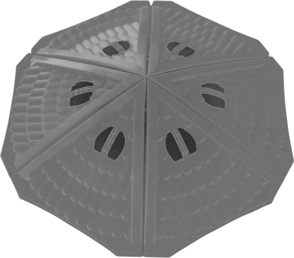 Крышка для компостера ВПМ С фиксаторами / 6199368 (серый) - фото