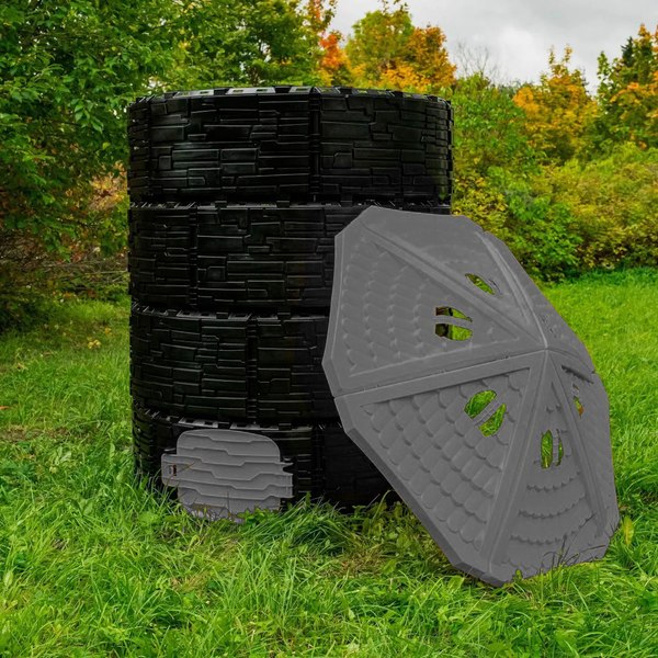 Крышка для компостера ВПМ С фиксаторами / 6199368 (серый)