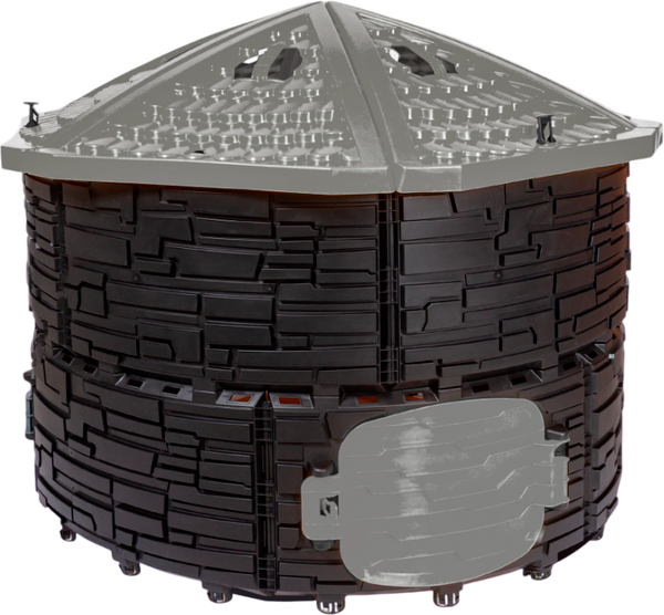 Компостер ВПМ Усиленный / 6199373 (780л, черный/серый) - фото