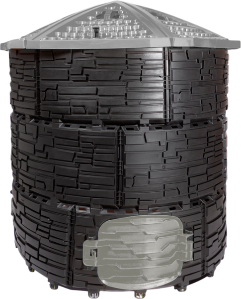 Компостер ВПМ Усиленный / 6199372 (1170л, черный/серый) - фото