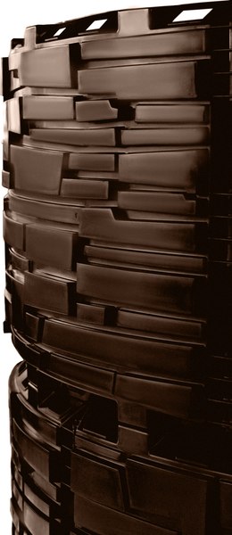 Компостер ВПМ Усиленный / 6199376 (780л, темно-коричневый/желтый)