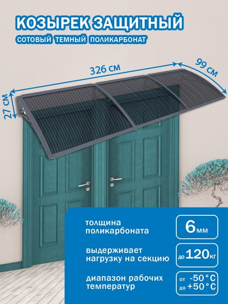 Козырек ВПМ Тройной / 199300