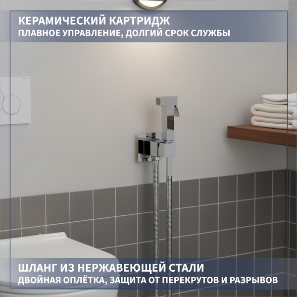 Гигиенический душ со смесителем Lauter Mild 21LT071CH