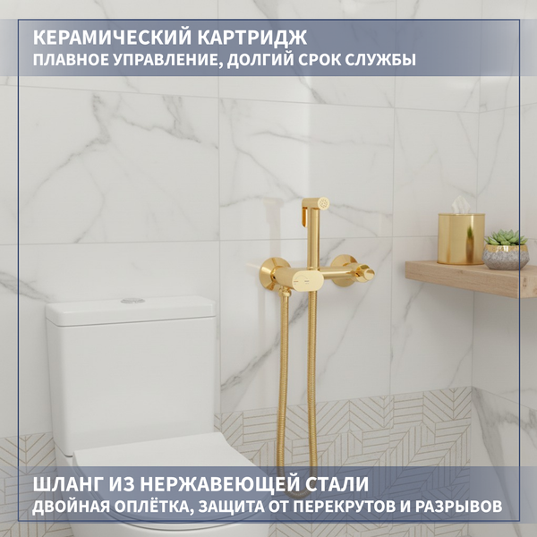 Гигиенический душ со смесителем Lauter Sano 21LT1294GL