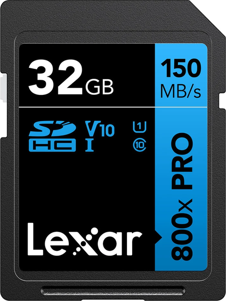 Карта памяти Lexar Professional 800x SDHC UHS-I 32GB (LSD0800P032G-BNNNG) - фото