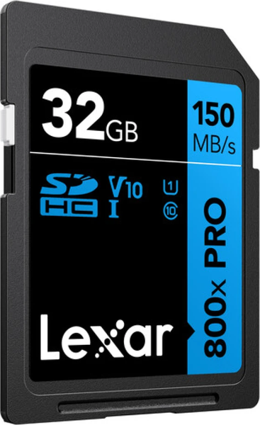 Карта памяти Lexar Professional 800x SDHC UHS-I 32GB (LSD0800P032G-BNNNG)