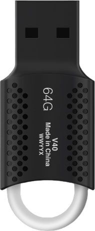 USB flash накопитель Lexar JumpDrive V40 64GB (LJDV40-64GAB) - фото