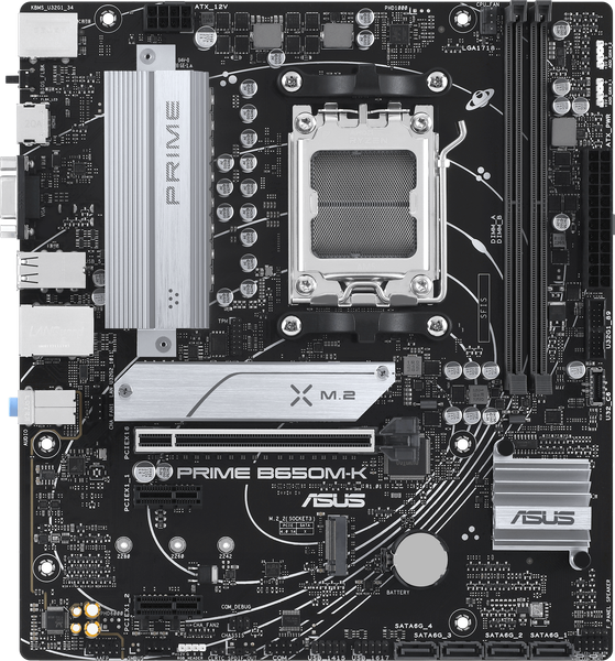 Материнская плата Asus Prime B650M-K - фото