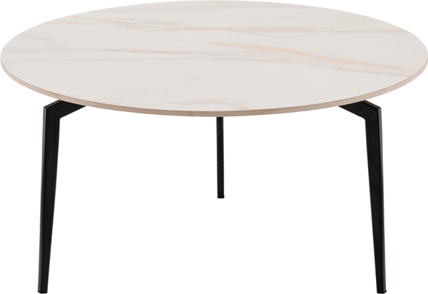 Журнальный столик Stool Group Aliara OC-24014R (светлая керамика) - фото