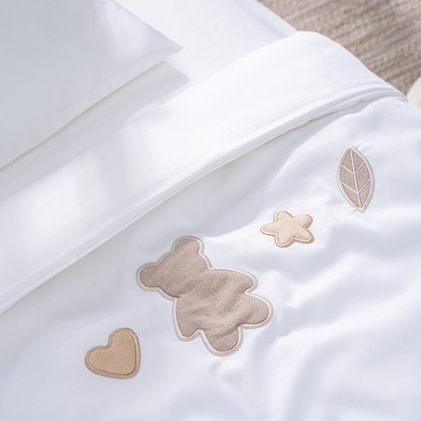 Комплект постельный для малышей Perina Teddy Sateen Collection / ТДСК2-01.3/40 - фото