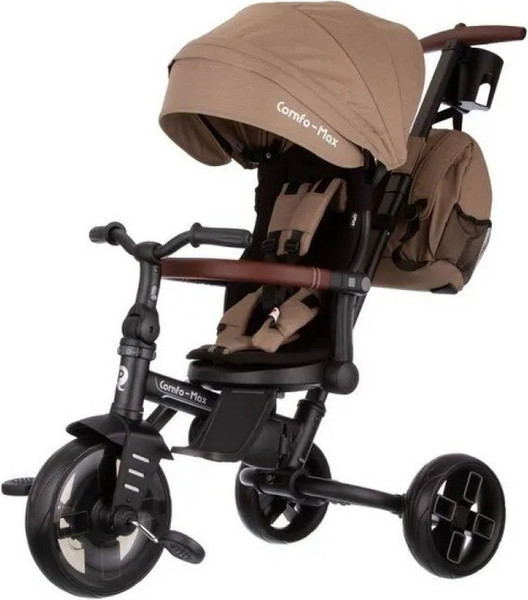 Трехколесный велосипед с ручкой QPlay T70 Comfo Max - фото