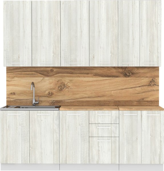 Кухонный гарнитур Артём-Мебель Эльза СН-114 без стекла ДСП 2.2 - фото