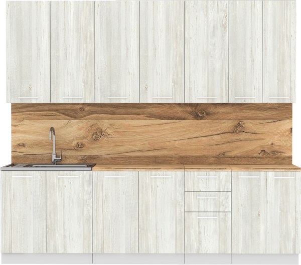 Кухонный гарнитур Артём-Мебель Эльза СН-114 без стекла ДСП 2.6 - фото