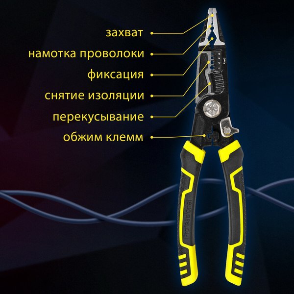 Плоскогубцы Грандмастер Многофункциональные PL-220 / 671257